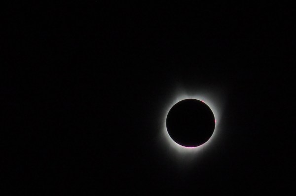 Total Solar Eclipse - black sun and its corona