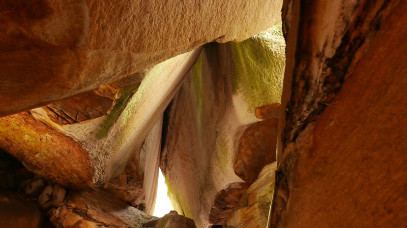 Sandstone walls and passages
