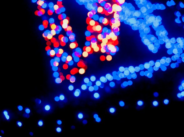 Colorful Christmas lights