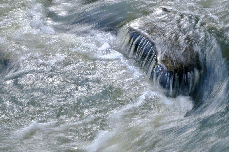 Whitewater in creek