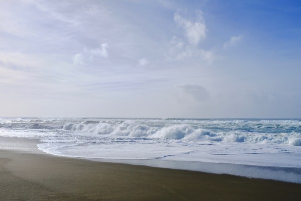 beach, surf and sky