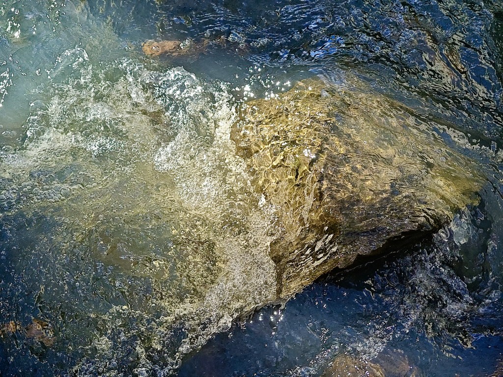 rocks and riffles in brook